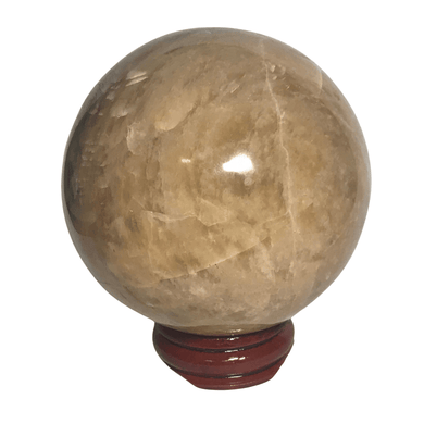 FreeThinkerProject Crystal Peach Moonstone Sphere Witchcraft Supplies
