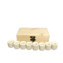 Load image into Gallery viewer, FreeThinkerProject Chime Candle Holder White Chime Candle Holder Set Witchcraft Supplies
